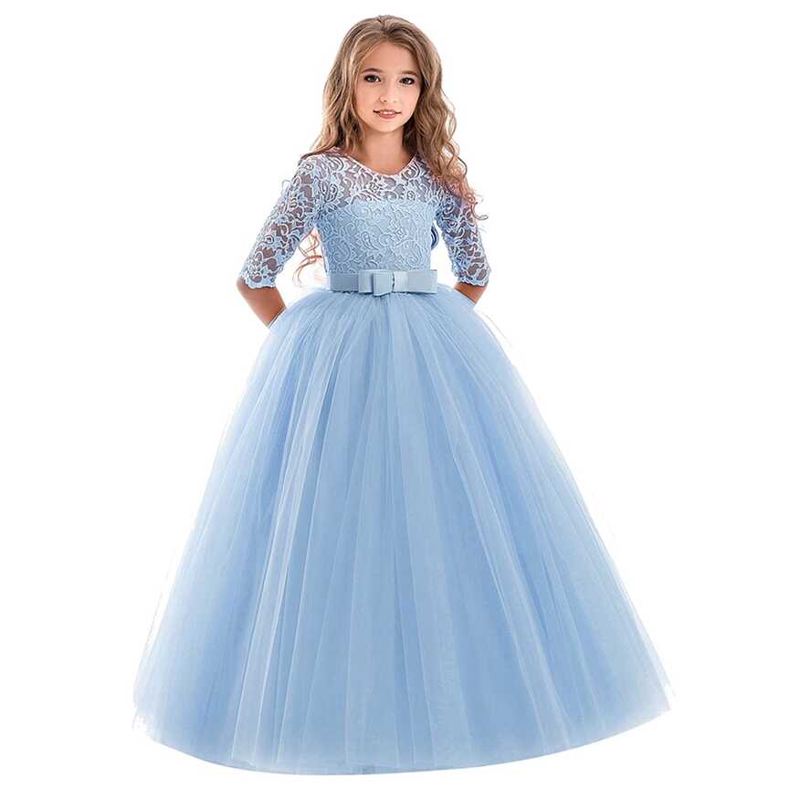 Amazon.com: Formal Party Ball Princess for Kids Dresses Tulle Gown ...