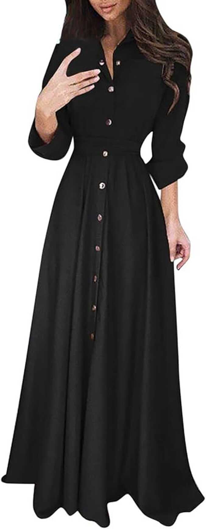 Amazon.com: Generic Women&#39;s 2024 Maxi Dress Casual Elegant Flowy ...