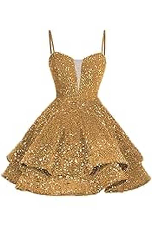 Amazon.com: Gold Sweet 16 Dresses