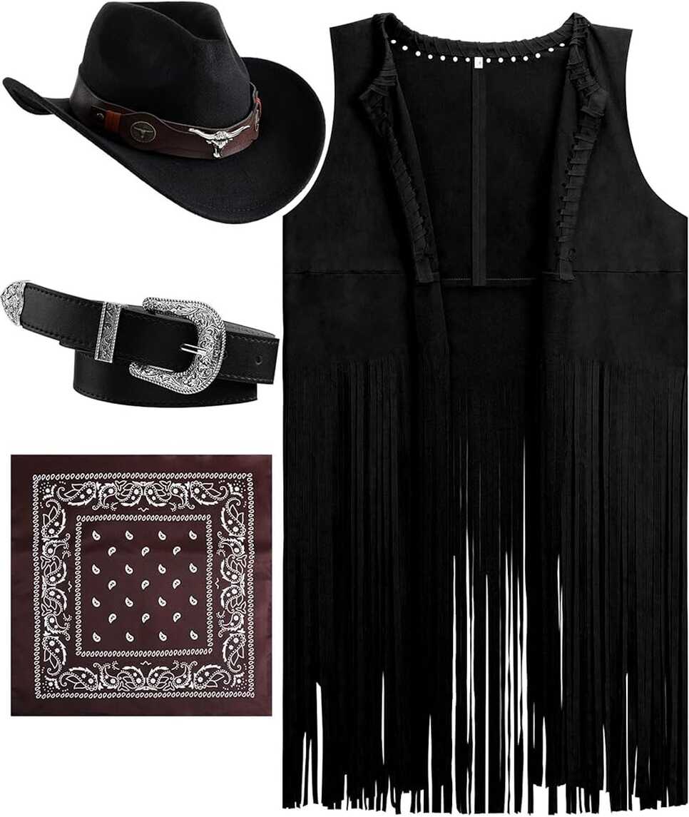 Amazon.com: Hercicy Western Outfits for Women Cowgirl Tassel ...