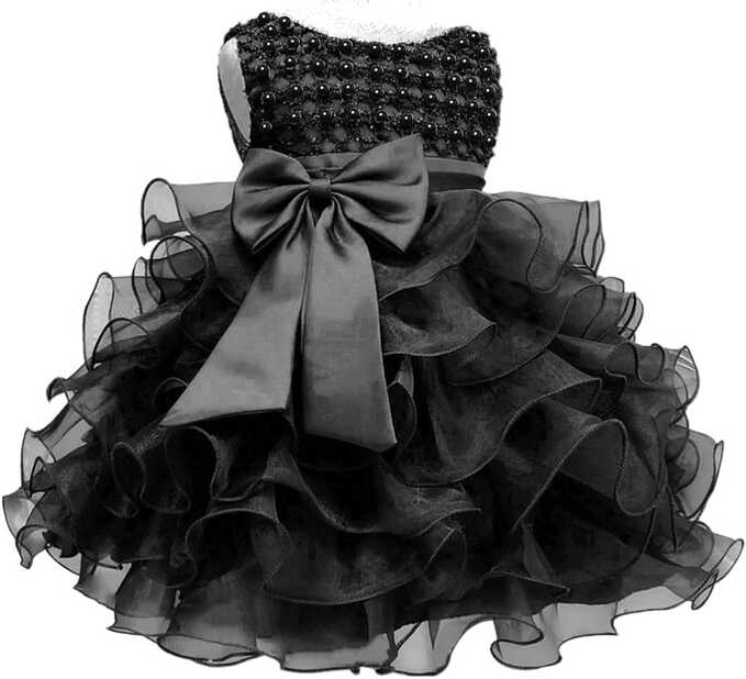 Amazon.com: Jup&#39;Elle Baby Girl Dresses Party Flower Girl Black ...