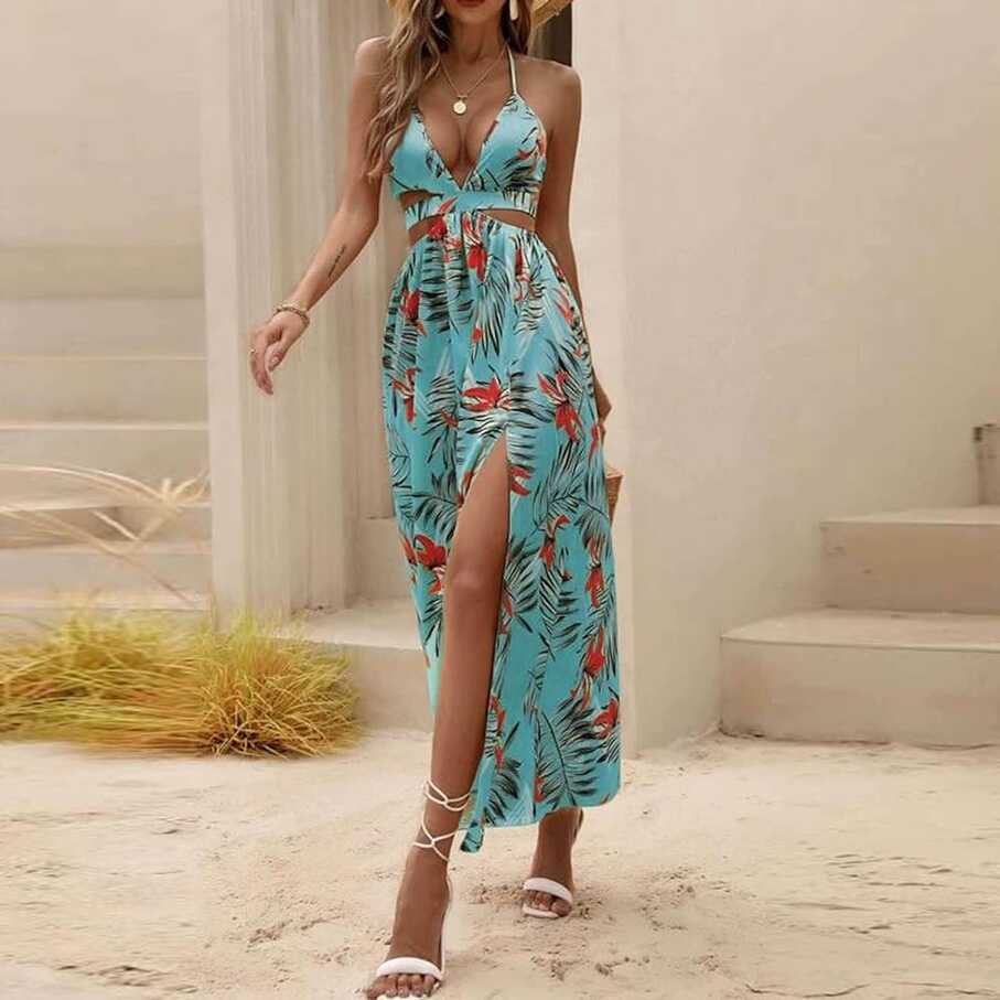 Amazon.com: Maxi Dress Plus Size, Cheap Summer Dresses for Women ...