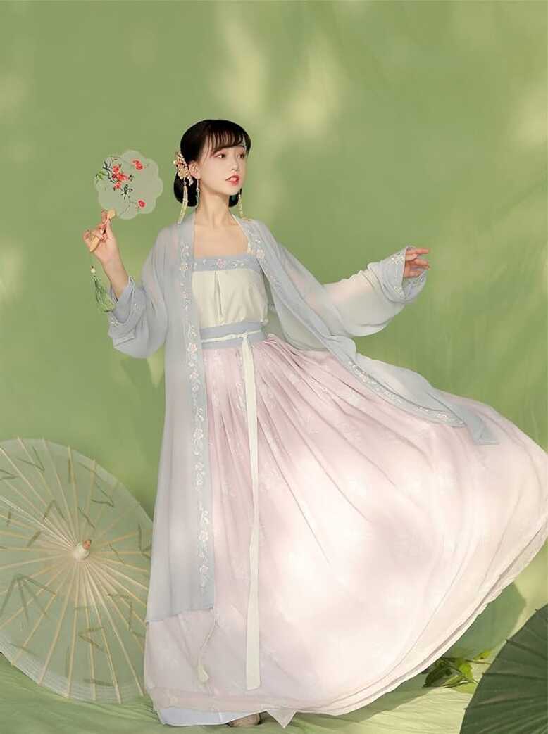 Amazon.com: Mkjuuior Chinese Hanfu Song Dynasty Princess Dress ...