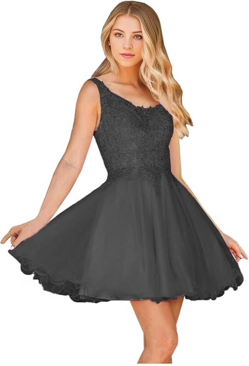 Amazon.com: Mouccy Sexy Short Homecoming Dresses Sparkly Petite ...