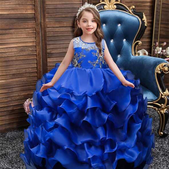 Amazon.com: Muzuld 2-15T Kids Girls Summer Tulle Sequins Glitter ...