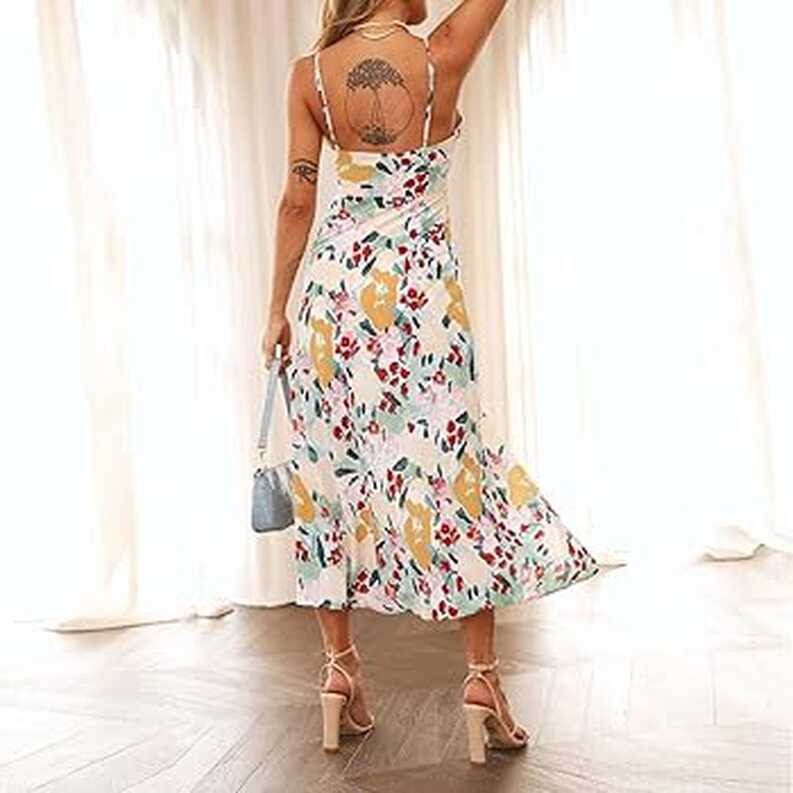 Amazon.com: PUTEARDAT Cocktail Dresses Boho Summer Fashion ...