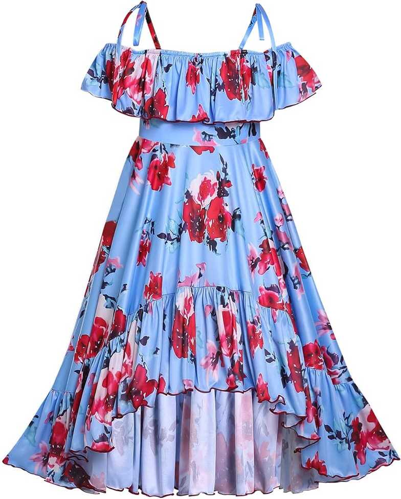 Amazon.com: Pettigirl Toddler Girls Floral Maxi Summer Beach ...