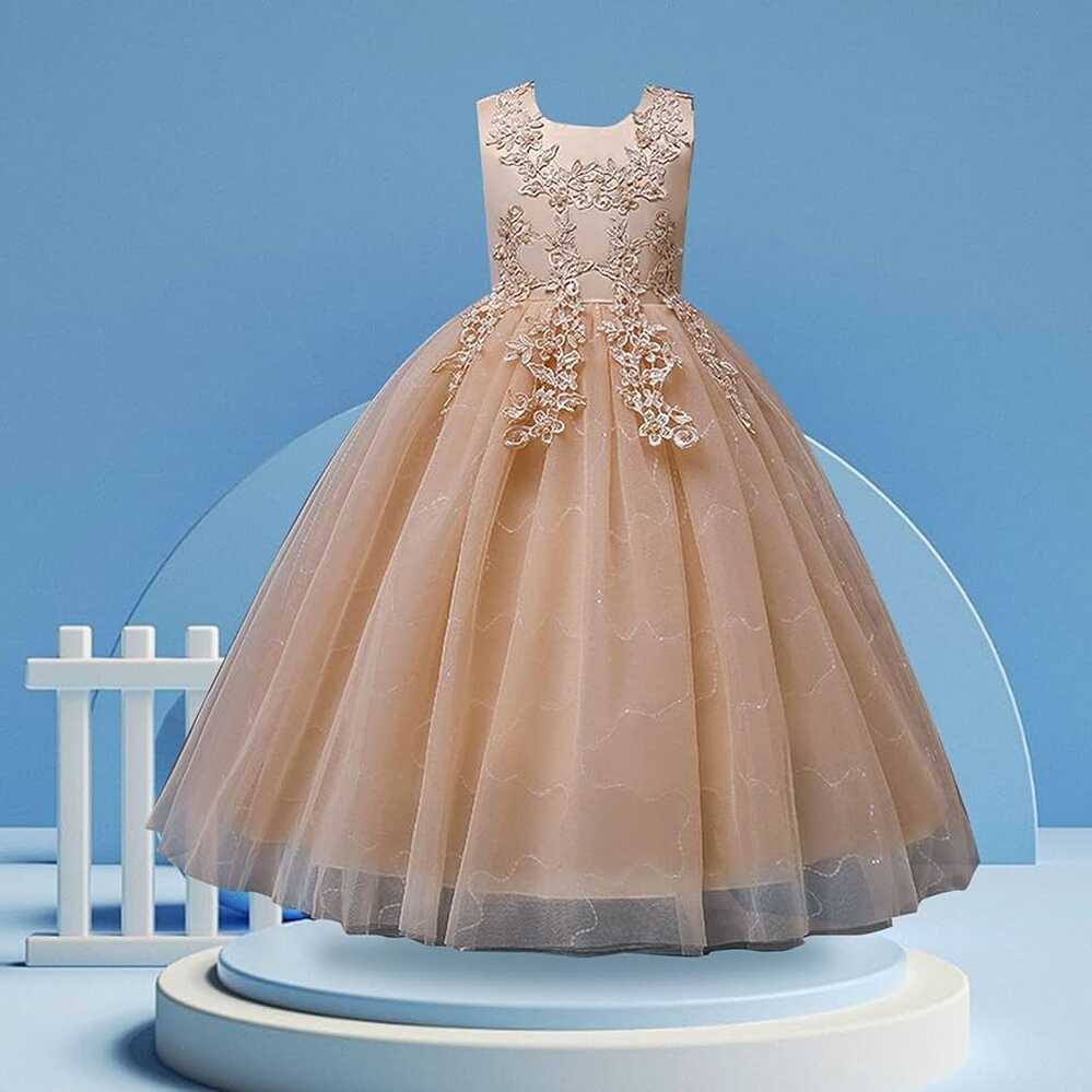 Amazon.com: Simple Formal Dress Patterns Flowers Little Girls ...