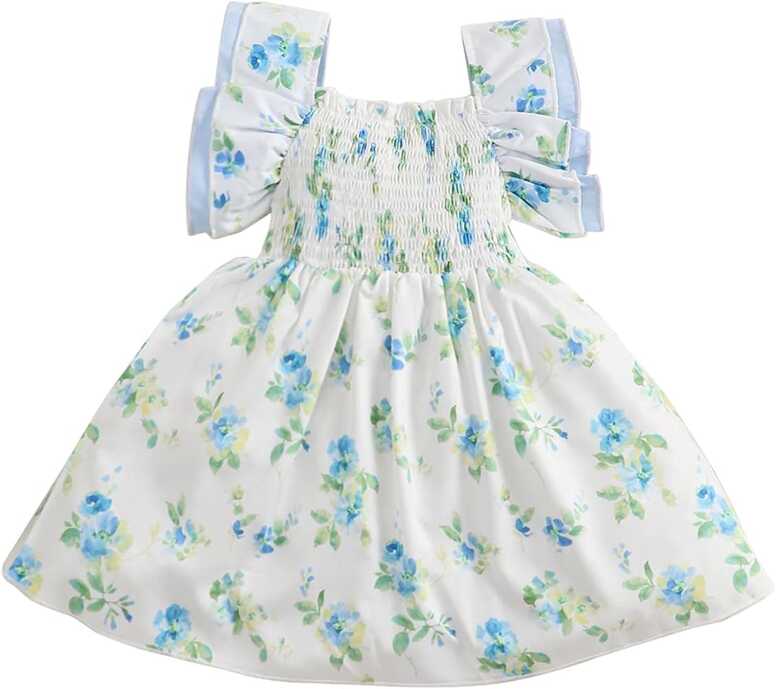 Amazon.com: Toddler Baby Girls Summer Dress Girls Spring Summer ...