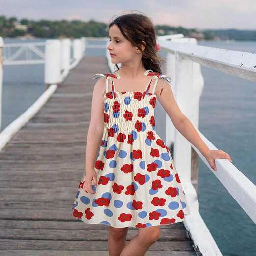 Amazon.com: Toddler Beach Casual Summer Dresses Strap Kids Baby ...