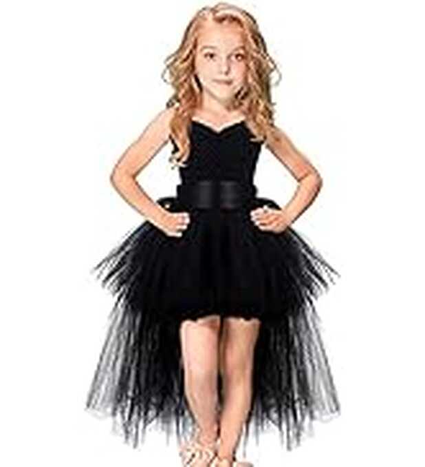 Amazon.com: Tutu Dress for Girls Tulle Dress Holiday Party Prom ...