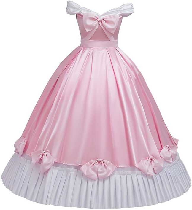 Amazon.com: Women&#39;s Pink Princess Cosplay Costume Dress Princess ...