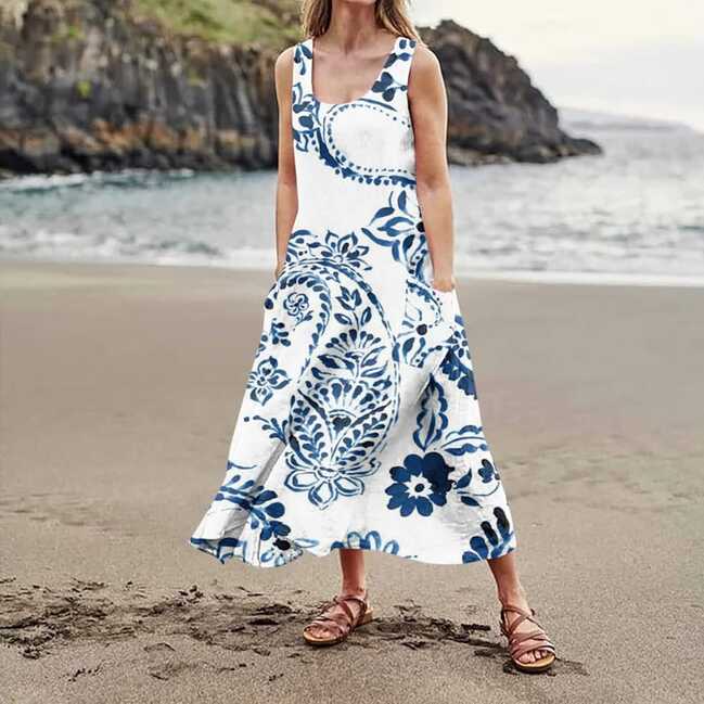 Amazon.com: Women Dresses Summer Dresses for Older Women Womens ...