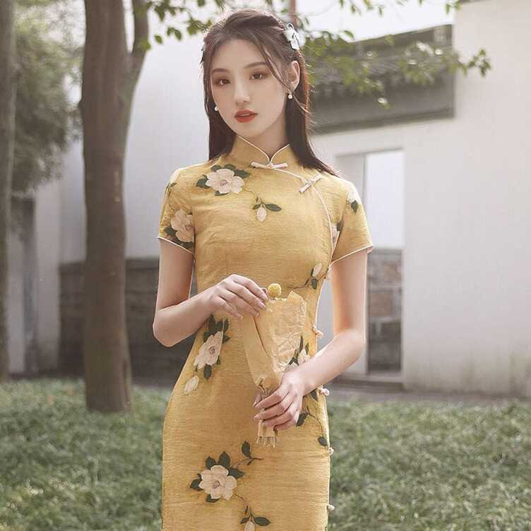 Amazon.com: Womens Chinese Dress - Female Elegant Cheongsam Retro ...