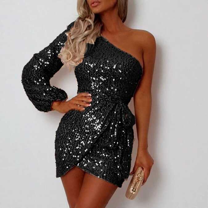 Amazon.com: Womens Homecoming Dresses Sparkly Glitter Party Classy ...