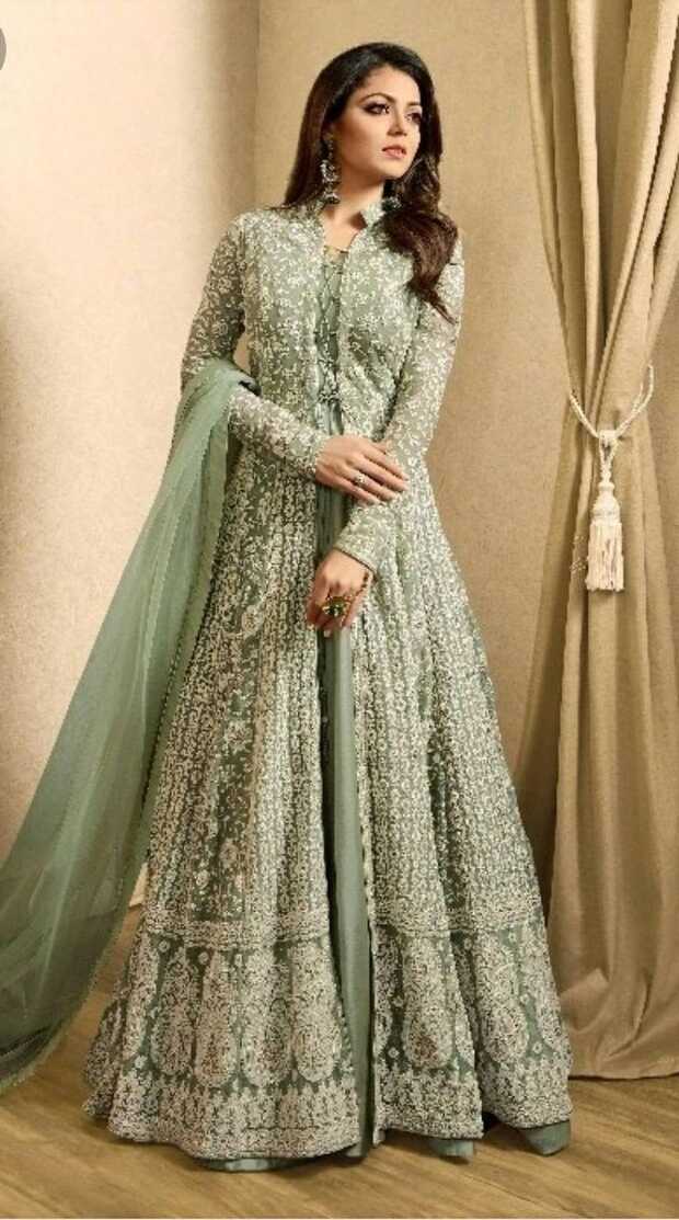 Anarkali Gown Dupatta, Wedding Wear, Indian Dress, Best Seller ...