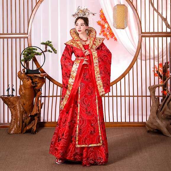 Ancient Costume Female Hanfu Palace Princess Lady Chinese Style ...