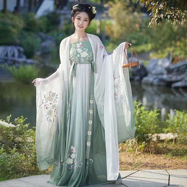 Ancient Traditional Chinese Clothing Women Vintage Elegant Fairy ...