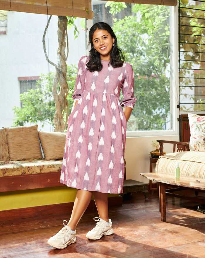 Angoor Ikat dress – ADAH BY LEESHA