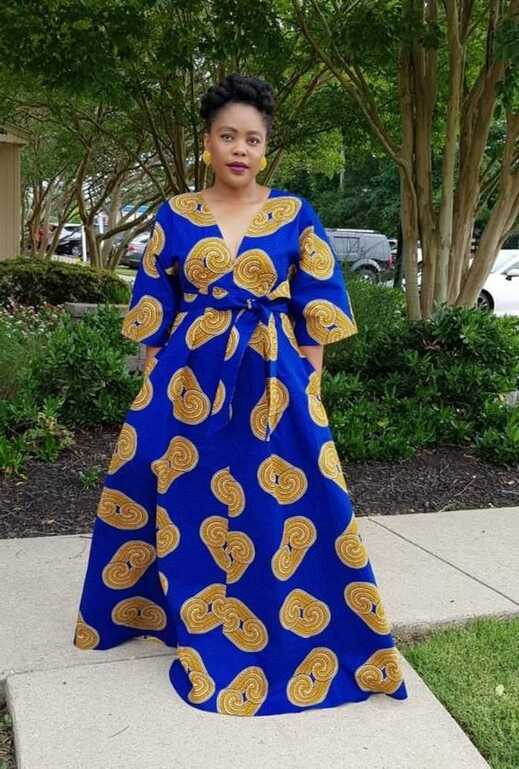 Ankara African Print Maxi Dress African Fashion Long African | Etsy