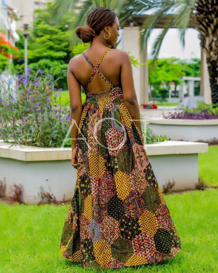 Ankara Summer Dress the Kampala Summer Dress Ankara Dress - Etsy