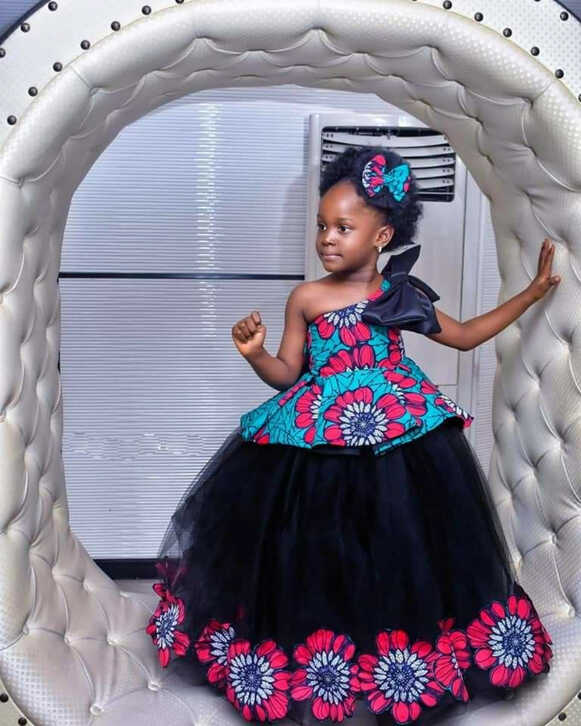 Ankara Tulle Dresses For Little Girls - AFROCOSMOPOLITAN