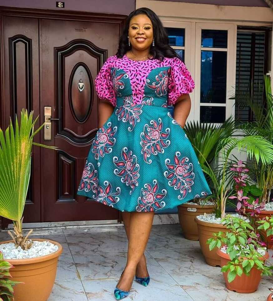 Ankara short gown