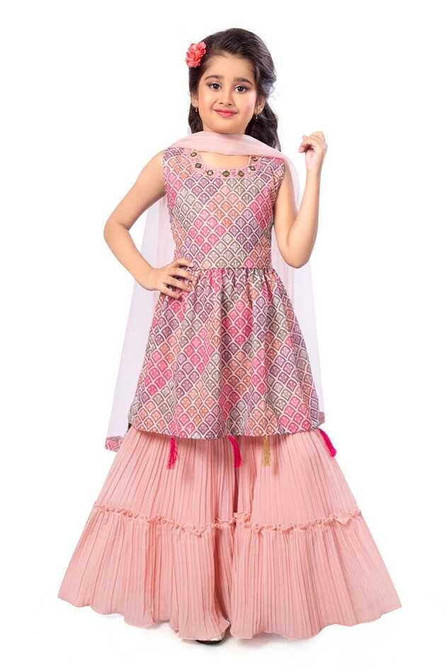 Asian Indian/Pakistani Girls Children Kids Wedding/party Clothes-4 ...