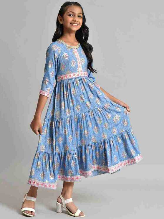 Aurelia Indi Girls Below Knee Casual Dress Price in India - Buy ...