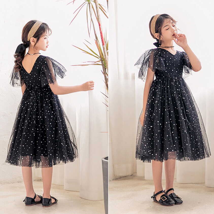 B91xZ Girls&#39; Dresses Kids Children Long Dresses For Girls Star ...