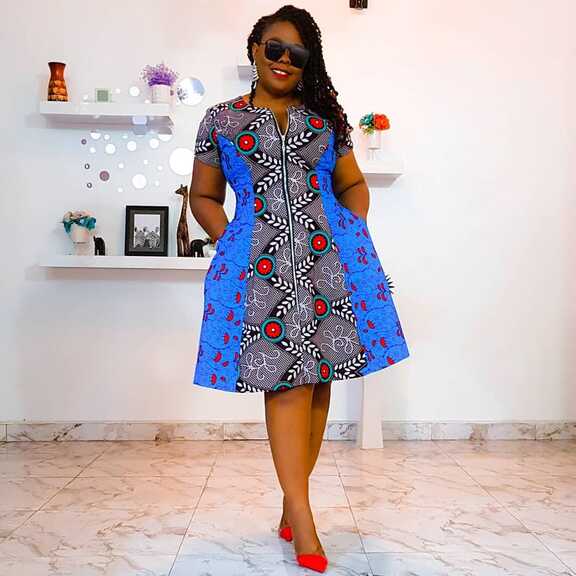 BEAUTIFUL SIMPLE ANKARA STYLES FOR LADIES