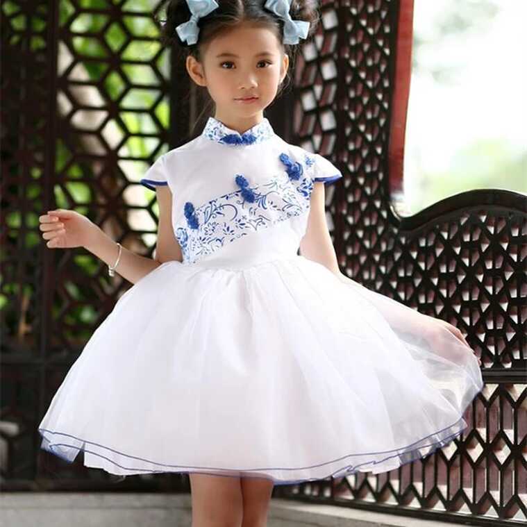 BL Chinese Style Kids Fashion Designer Dress Traditional Girls ...