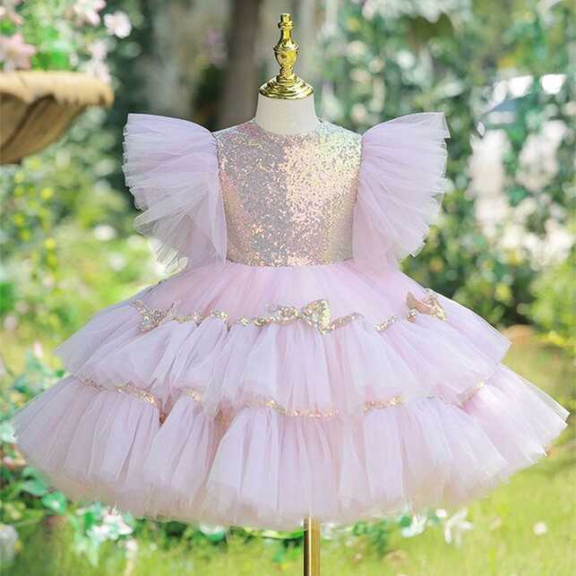 Baby Girl Ball Gowns Toddler Wedding Costume Formal Princess ...