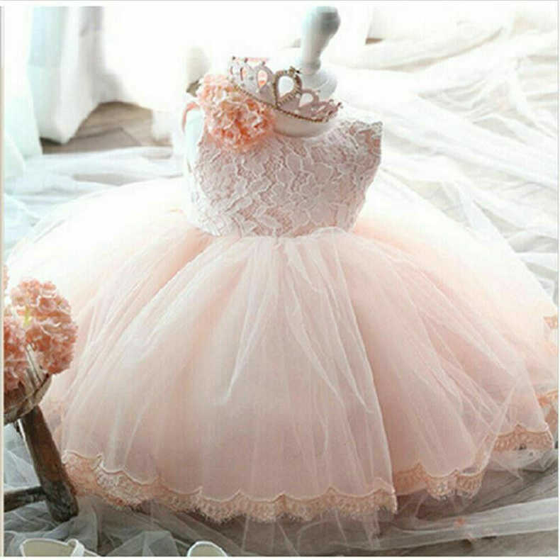 Baby Girl Christening Dress Baby Birthday Dress Party Princess ...