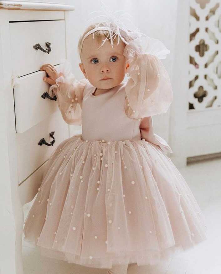 Baby Girl Dress Special Occasion, First Birthday Dress, Baby Girl ...