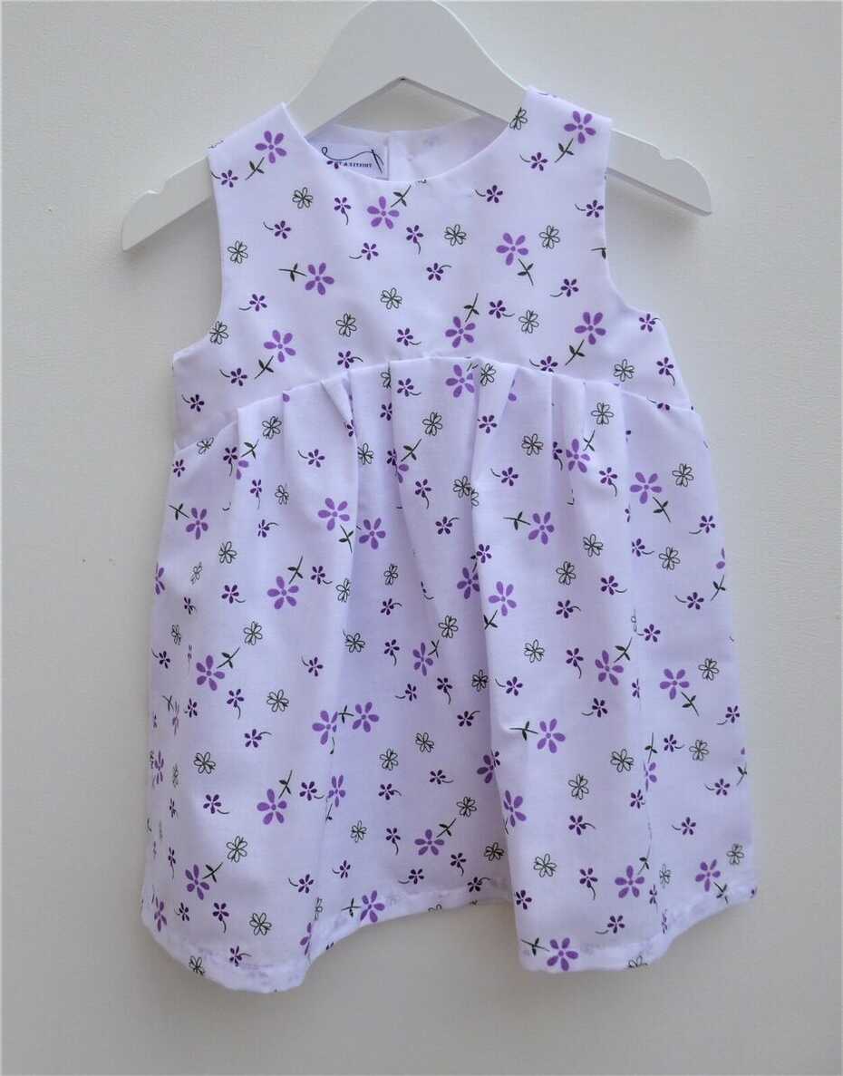 Baby Girl Handmade Sun Dress 12 Months white cotton summer quality ...