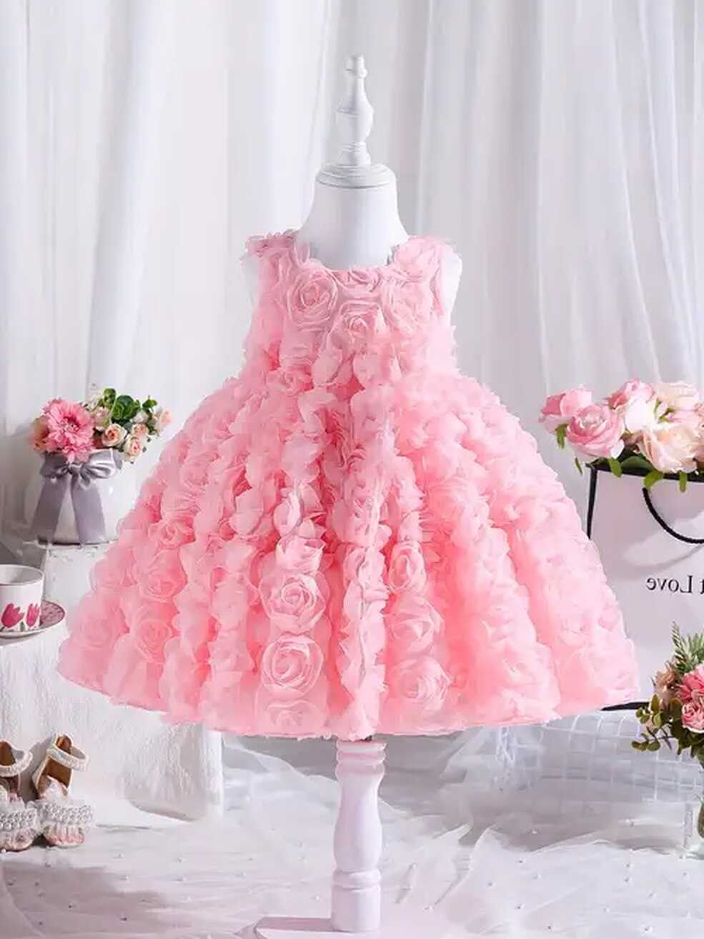 Baby Girl Party Dress - Temu United States