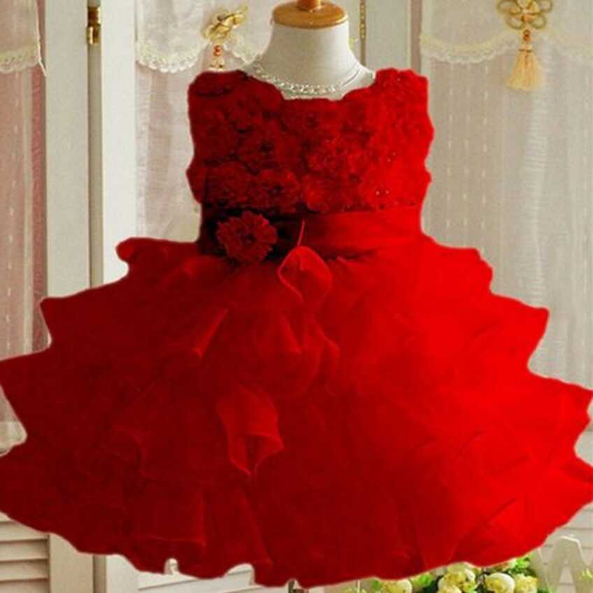 Baby Girls Red Party Wear Dress at Rs 8000 in Faridabad | ID ...