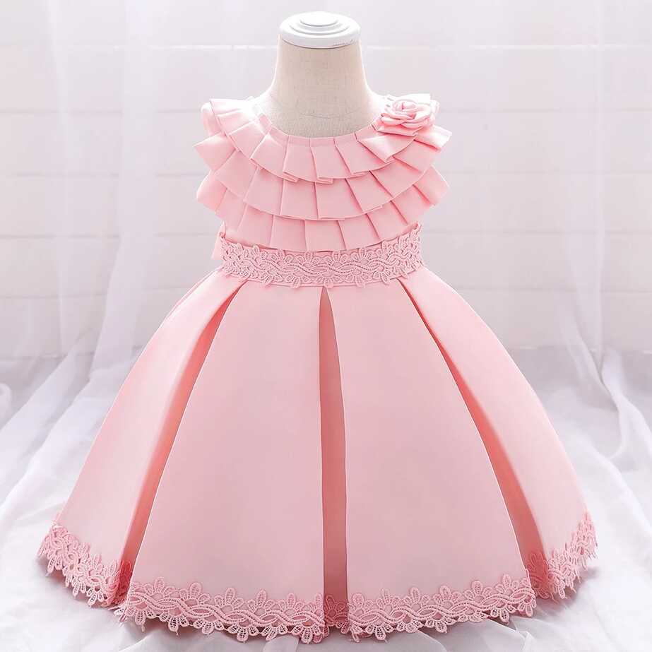 Baby Wear Girls Party Garment Ball Gown Princess Frock Lace Sweet ...