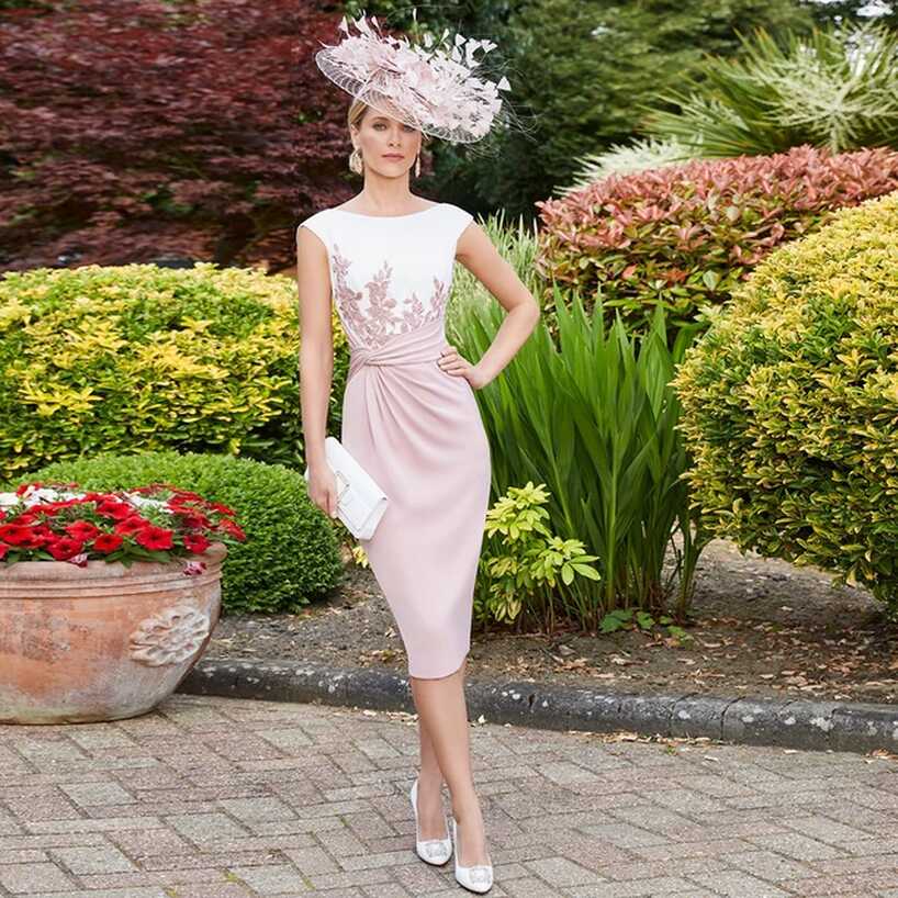 Ball Elegant Tea Length Mother&#39;s Of The Bride Dress Cap Sleeves ...