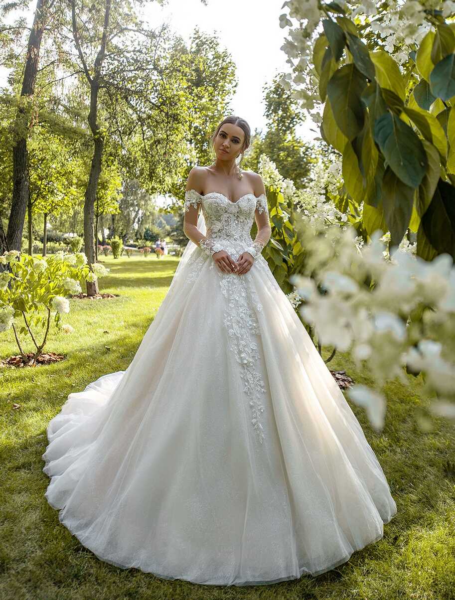 Ball Gown Wedding Dress LETTY, Bridal Gown, Lace Wedding Dress ...