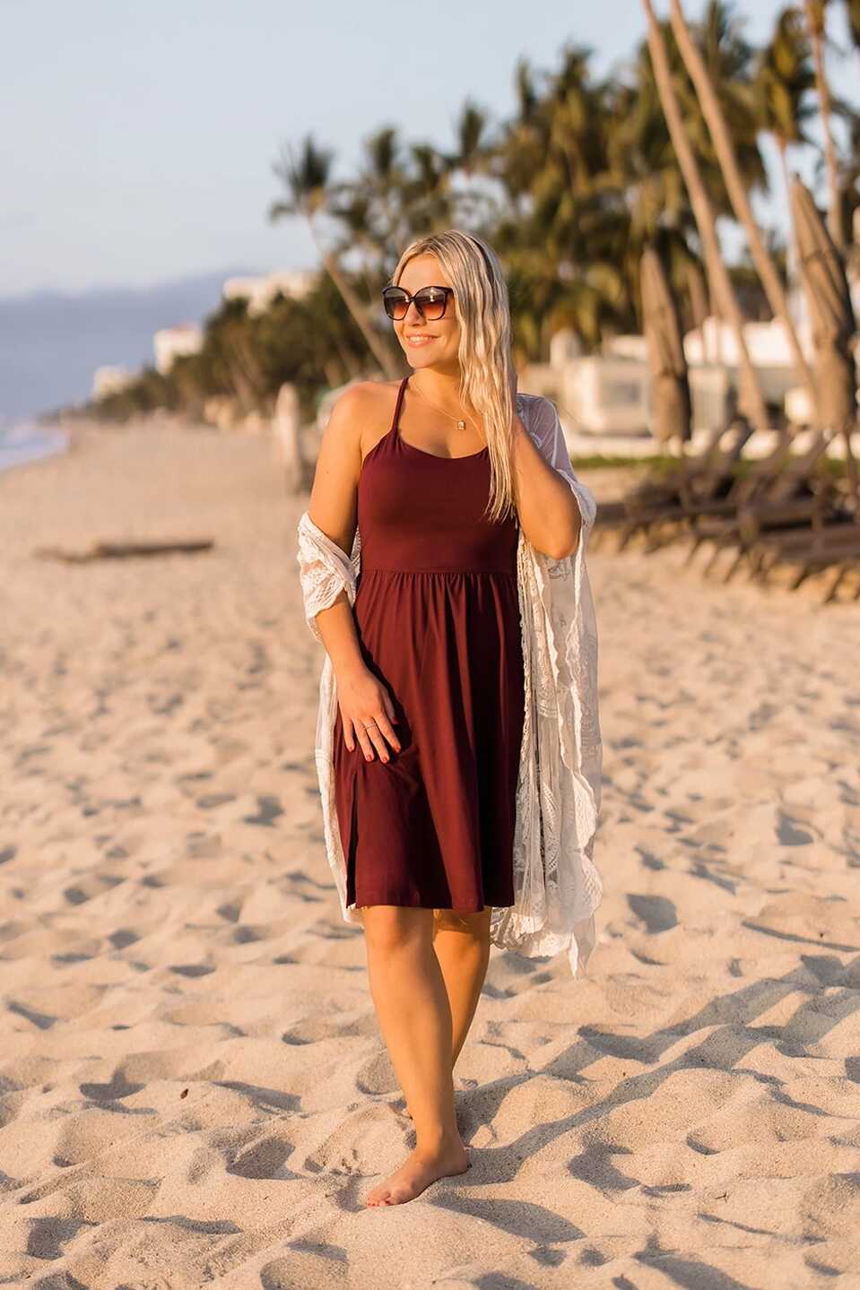 Beach Vacation Dress | Silver Icing