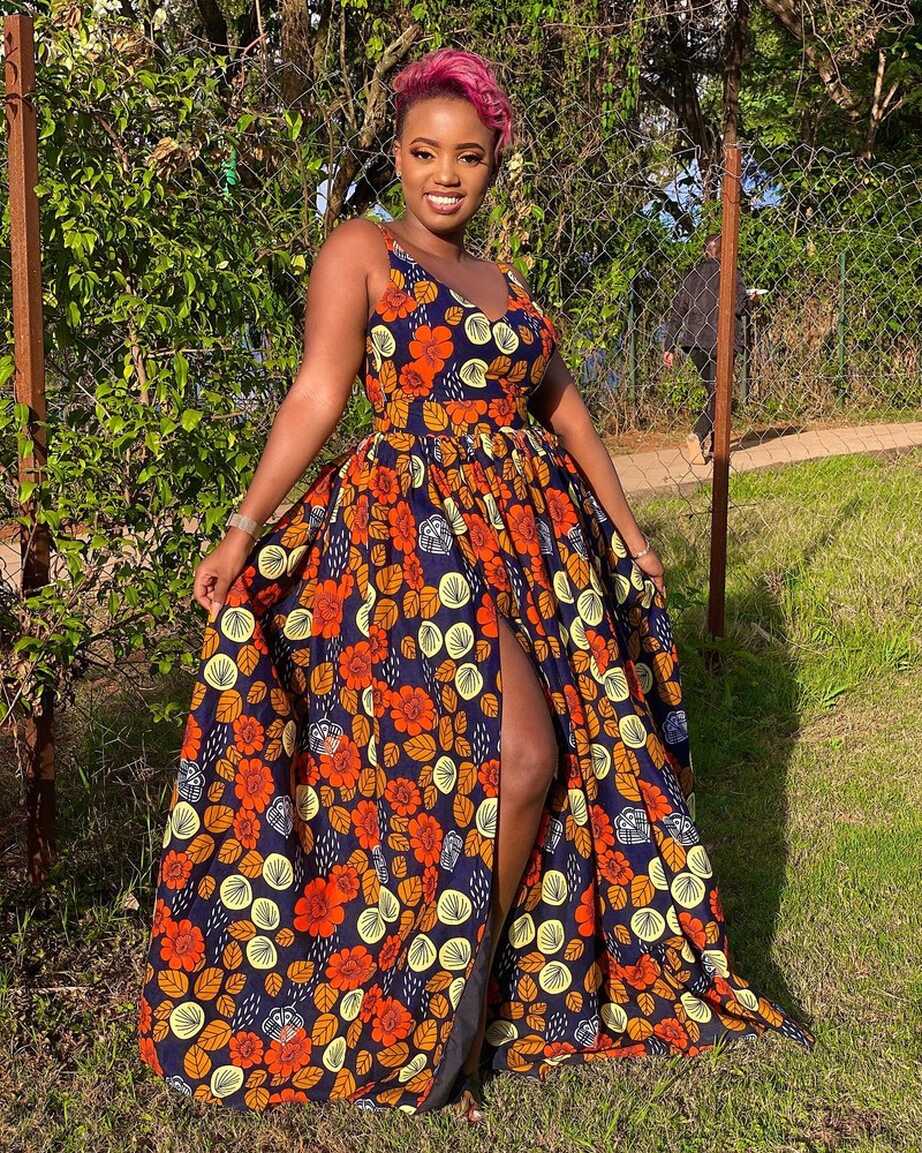 Bear-back Maxi Dress, Ankara Maxi Dress, Dashiki Maxi Dress ...