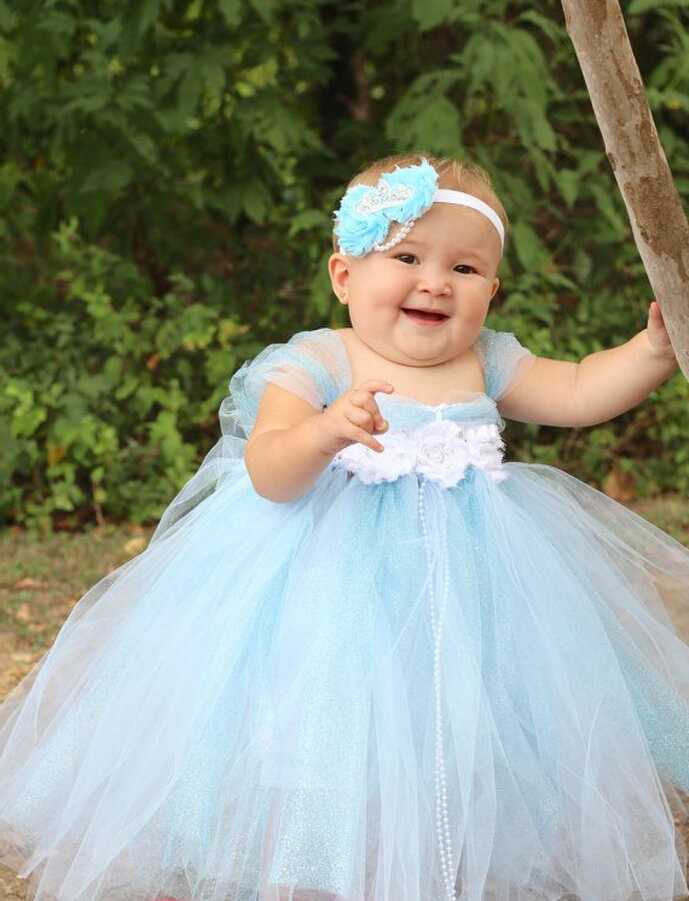 Beautiful Cinderella Tutu Dress Costume With Crown Headband for ...