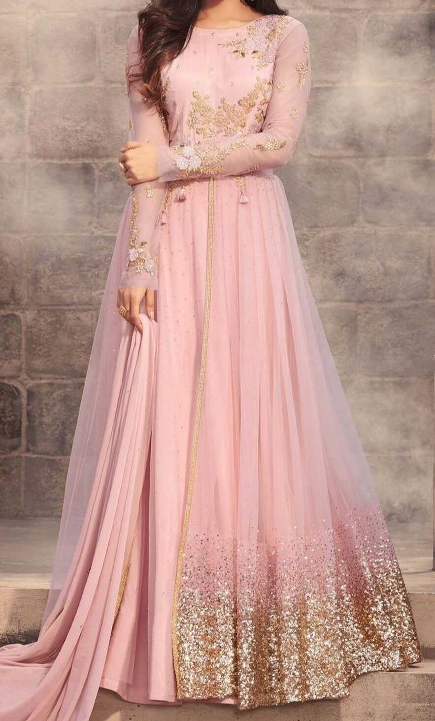 Beautiful Pink Dress Design 2023| Pink Frock Design| Pink Color ...