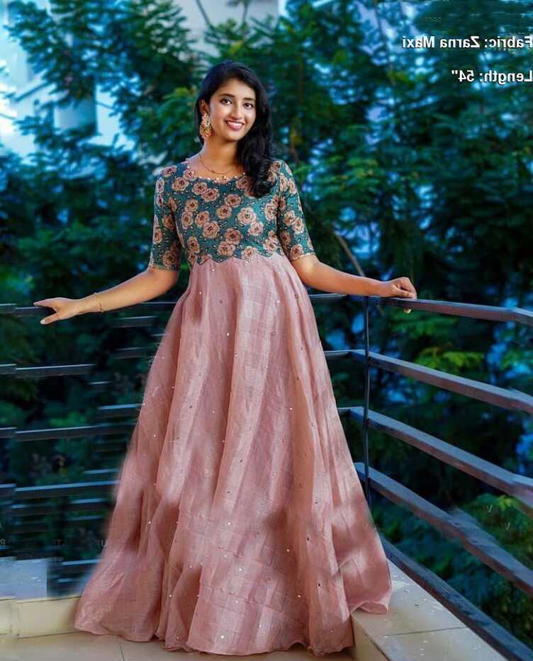 Beautiful Zarna Silk Anarkali Gown https://www.etsy.com/listing ...