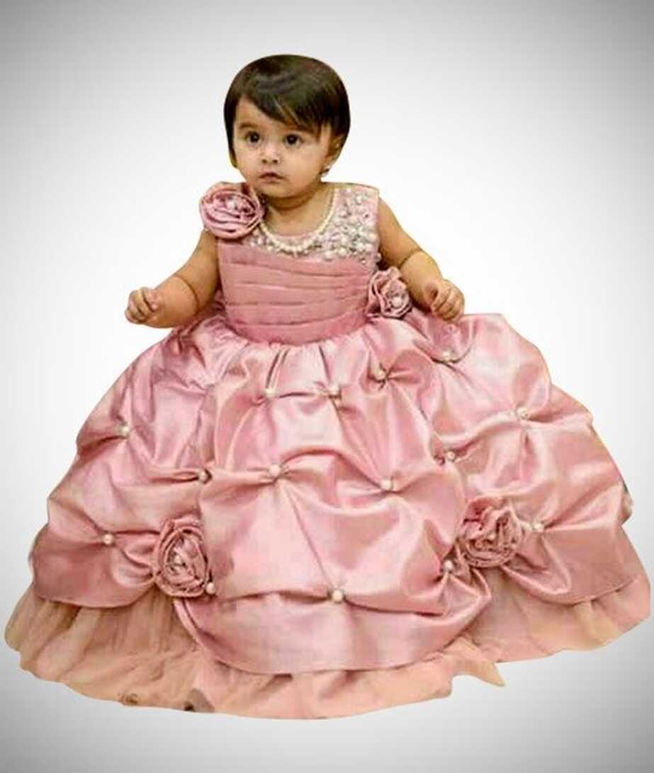 Beautiful long frock for baby girl