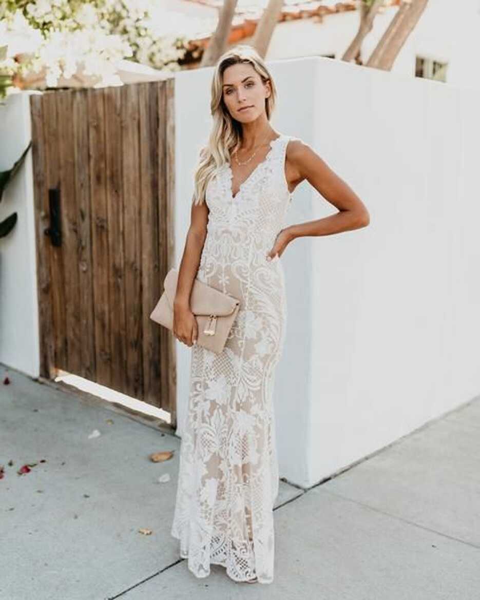 Beauty Never Fades Lace Maxi Dress - White | White lace maxi dress ...