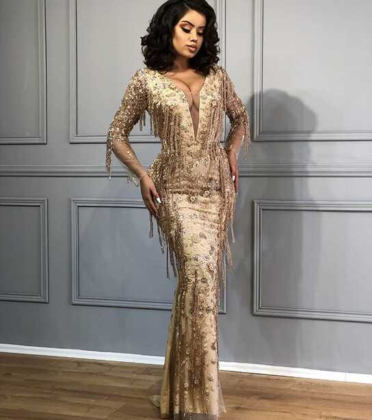 BellaNaija Weddings on X: &quot;Gold details ? . Reception dress ...