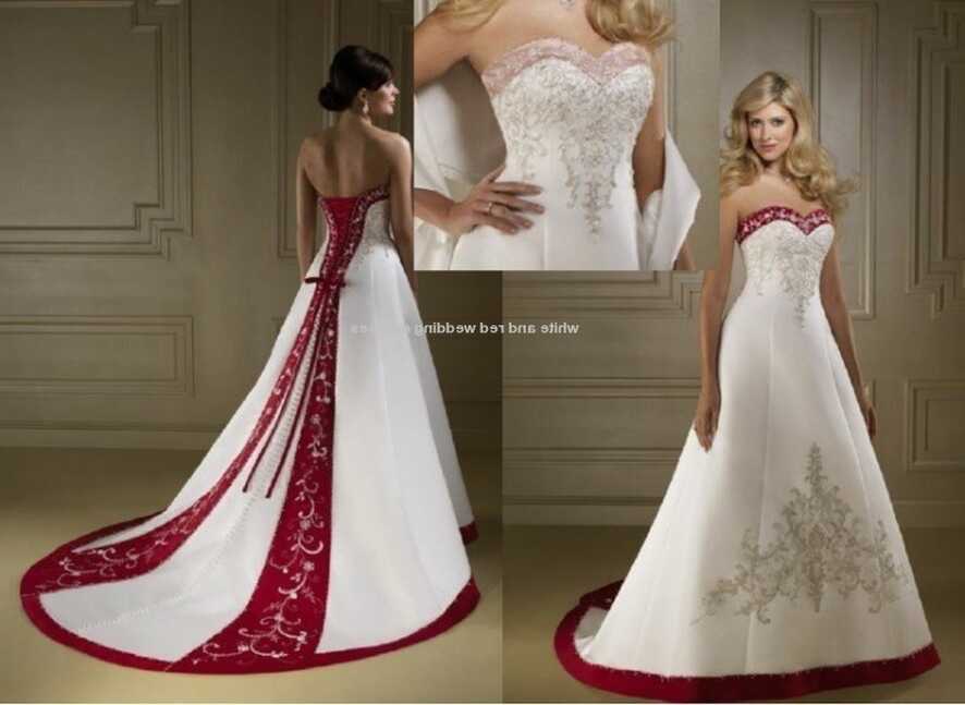 Best White and Red Wedding Dresses 2015 | Best Red Wedding Dress